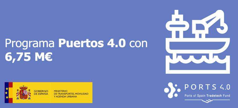 Programa Puertos 4.0 con 6,75 M€ 
