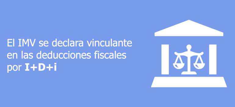 IMVs para deducciones fiscales